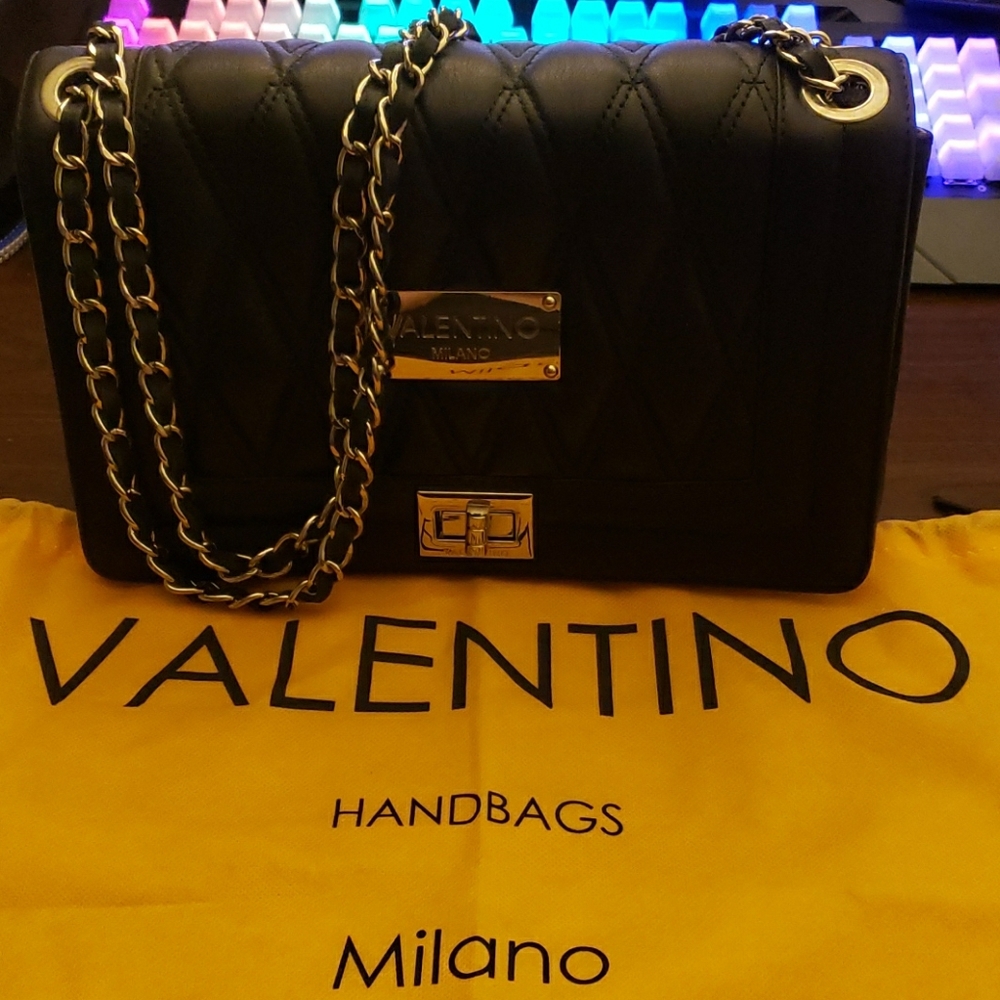 ❣Valentino Alice Quilted Leather Shoulder Bag!!!